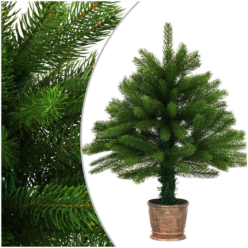 Albero di Natale Artificiale con LED e Set Palline 90 cm Verde - Foto 2