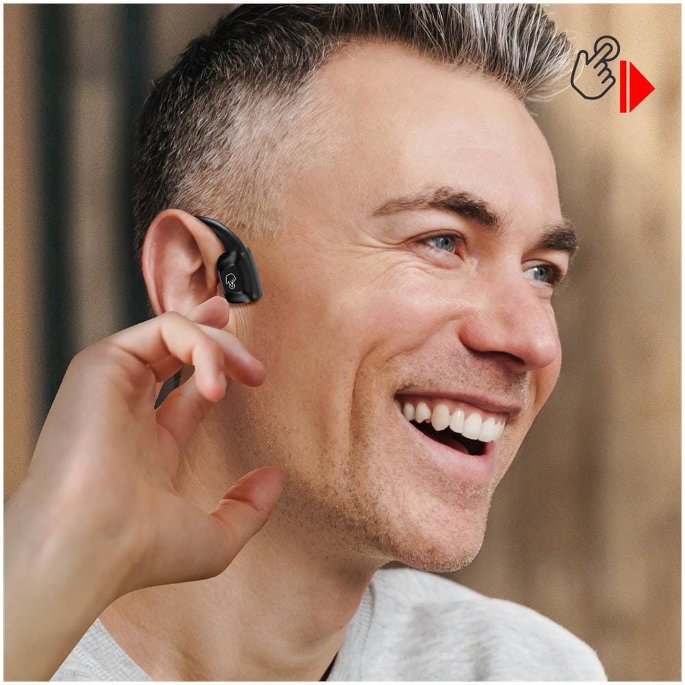 Cuffie Bluetooth A Conduzione Ossea Autonomia 120h Comando Touch Nero - Foto 5