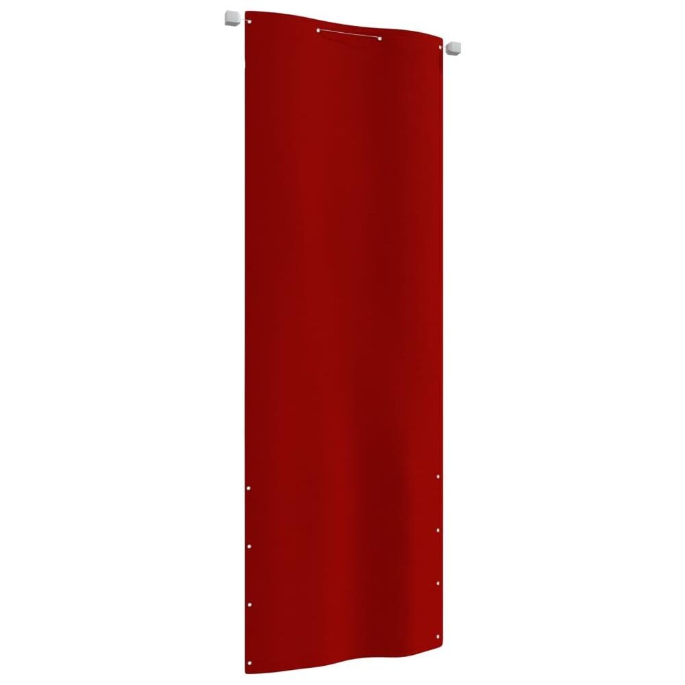 Paravento Per Balcone Rosso 80x240 Cm In Tessuto Oxford - Foto 1