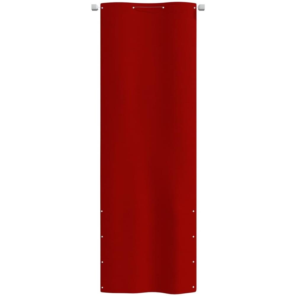 Paravento Per Balcone Rosso 80x240 Cm In Tessuto Oxford - Foto 2