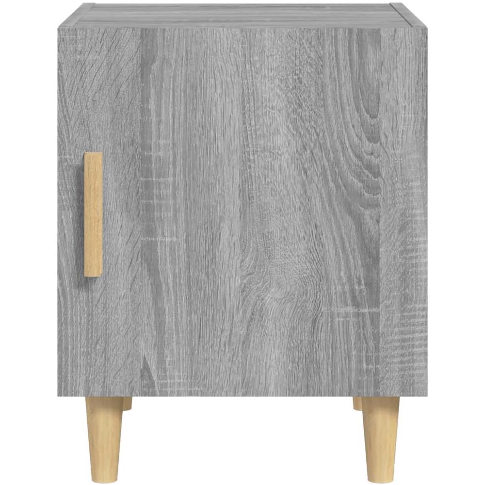 Comodino Grigio Sonoma In Legno Multistrato - Foto 2