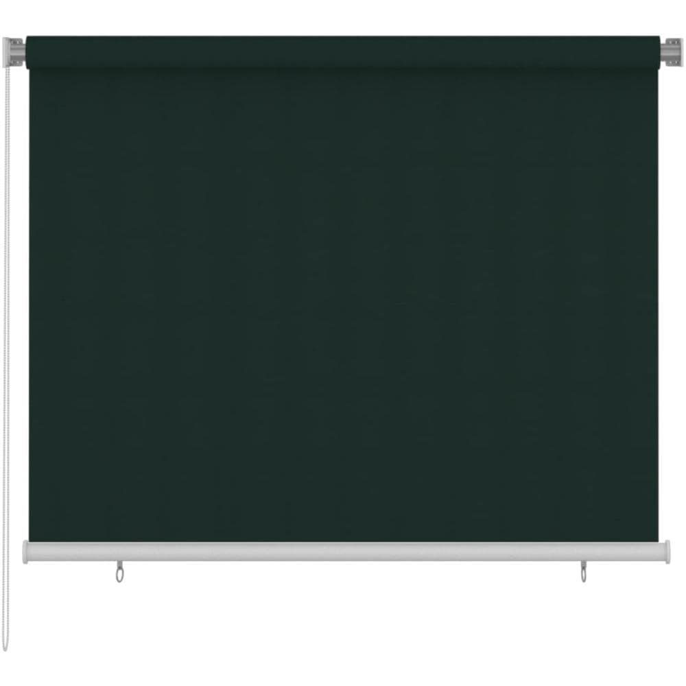 Tenda A Rullo Per Esterni 180x140 Cm Verde Scuro Hdpe - Foto 1