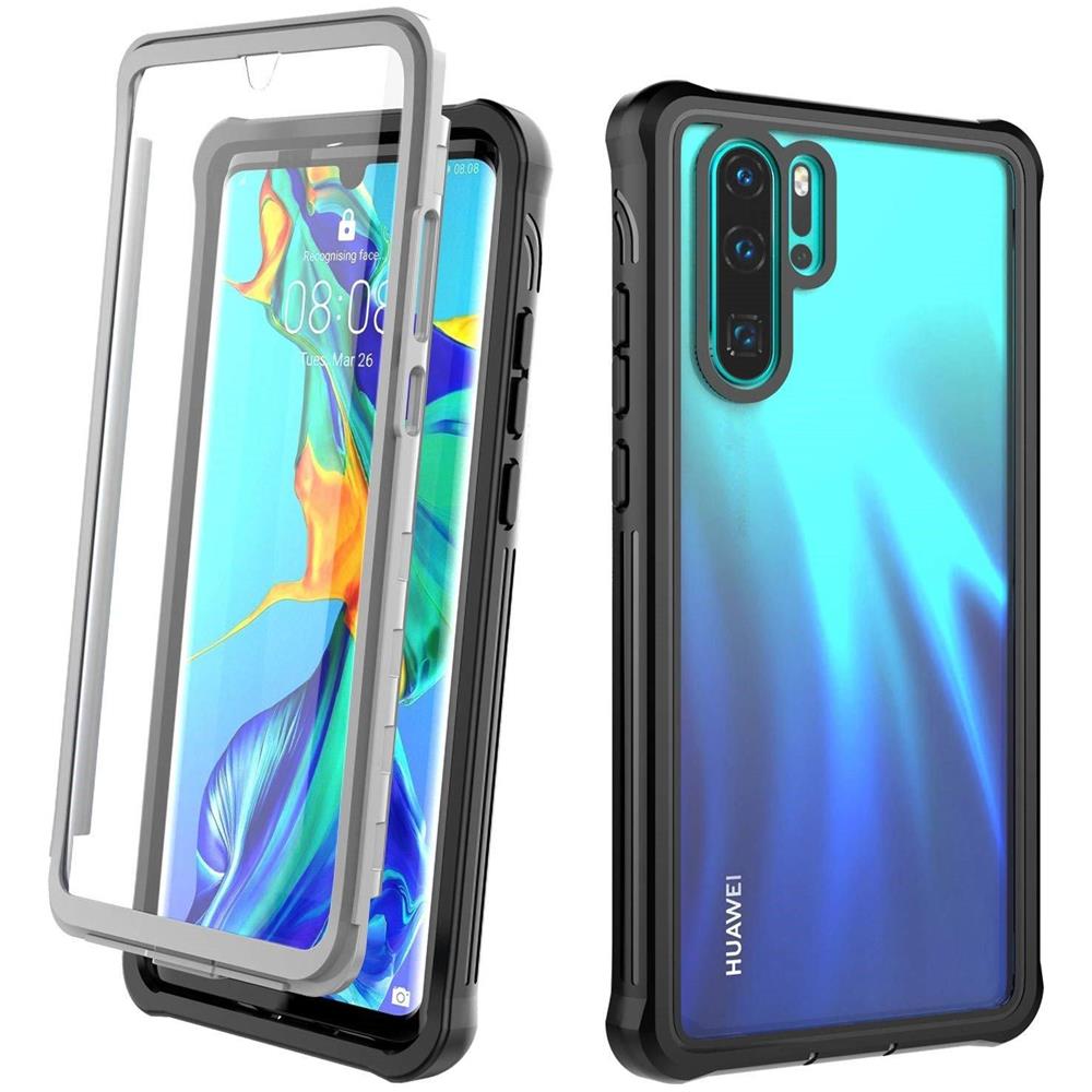 Custodia Huawei P30 Pro Con Protezione Schermo Nero/grigio - Foto 1