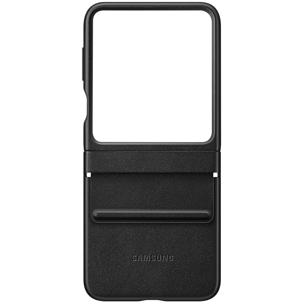 Cover Z Flip5 Similpelle Originale Flap Eco-leather Case Black - Foto 1