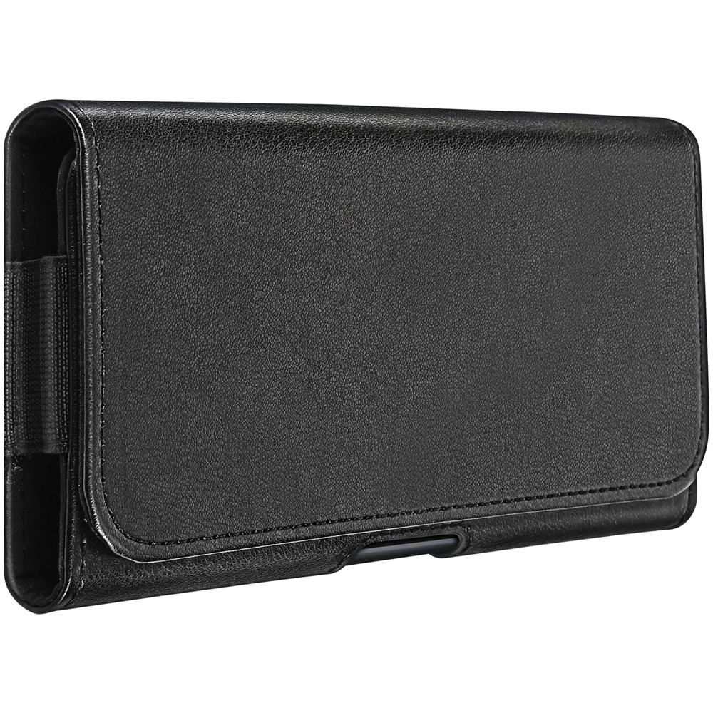 Custodia Da Cintura Per Smartphone Taglia Xxl Copertina Magnetica Nera - Foto 1