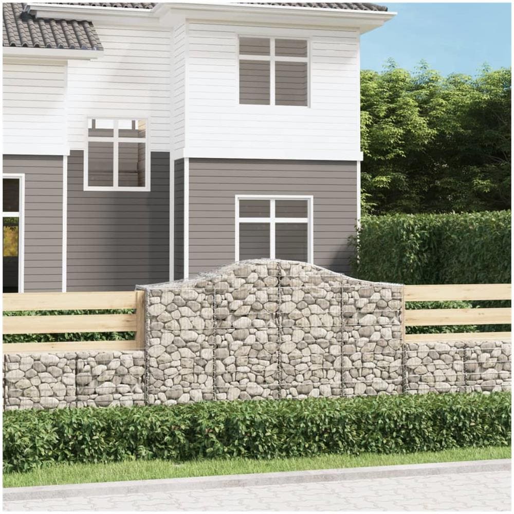 Cesti Gabbioni Ad Arco 40 Pz 200x50x120/140 Cm Ferro Zincato - Foto 1