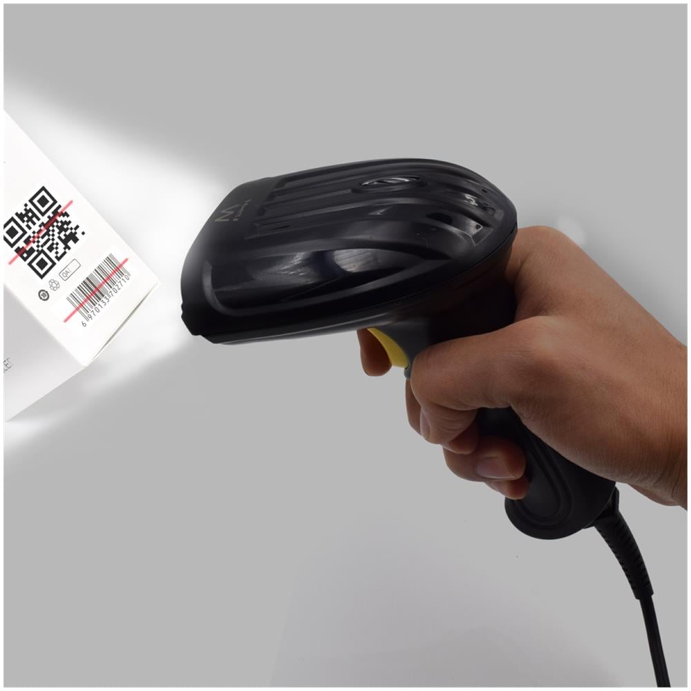 EW3410 lettore di codici a barre Lettore di codici a barre portatile 1D / 2D LED Nero - Foto 2