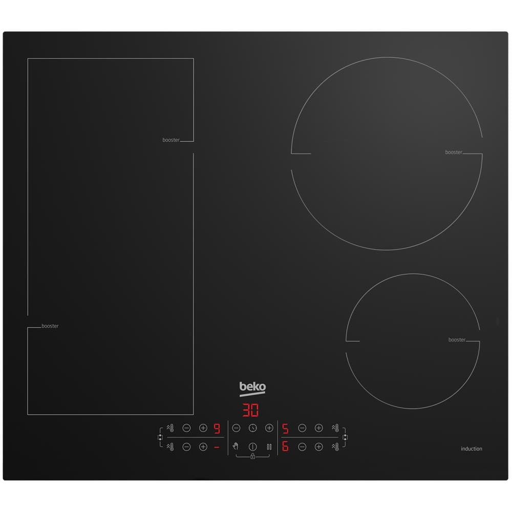 Piano Cottura HII64203FMT a Induzione 4 Zone Cottura da 60 cm Colore Nero - Foto 1