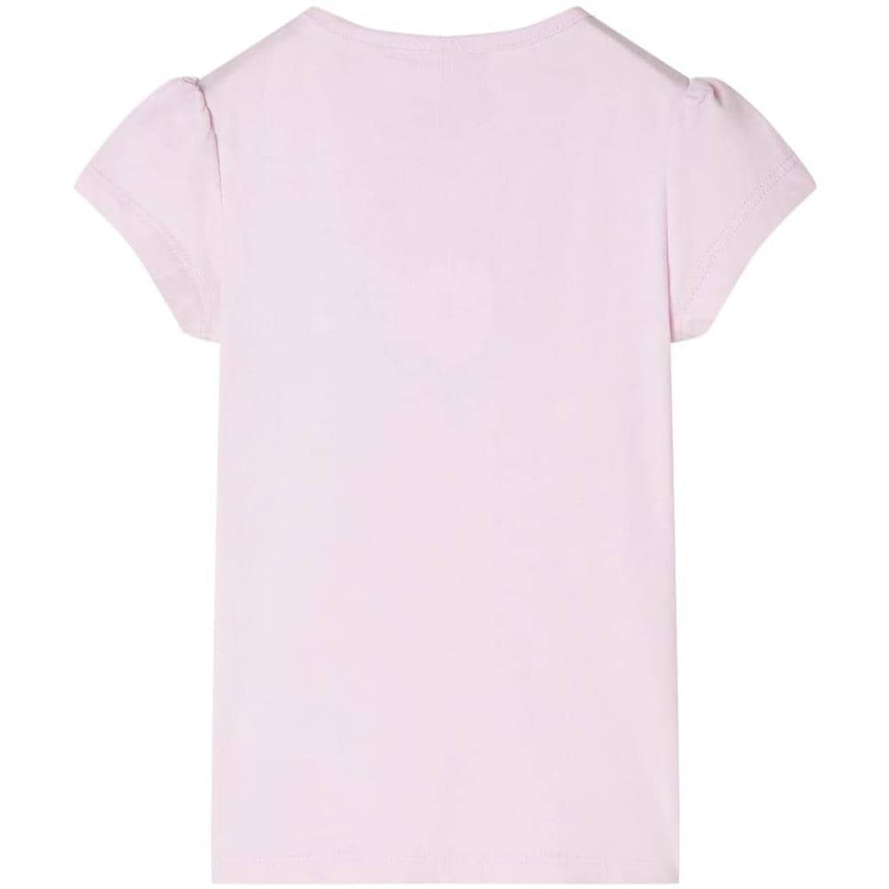 Maglietta da Bambina Maniche Aletta Rosa Tenue 128 - Foto 2