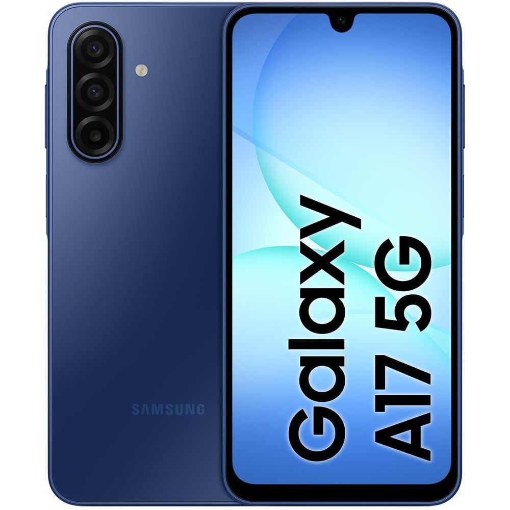 Galaxy A17 5G 256GB 8GB Ram Display sAMOLED 6.7" Main Camera 50MP USB Type-C Dual nanoSim ibrida Android 15 Exynos 1330 5000 mAh Blue Europa - Foto 1