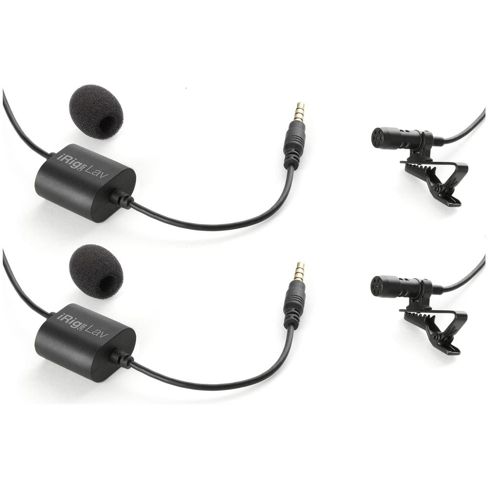 iRig Mic Lav pack 2 microfoni lavalier per iOS e Android - Foto 1