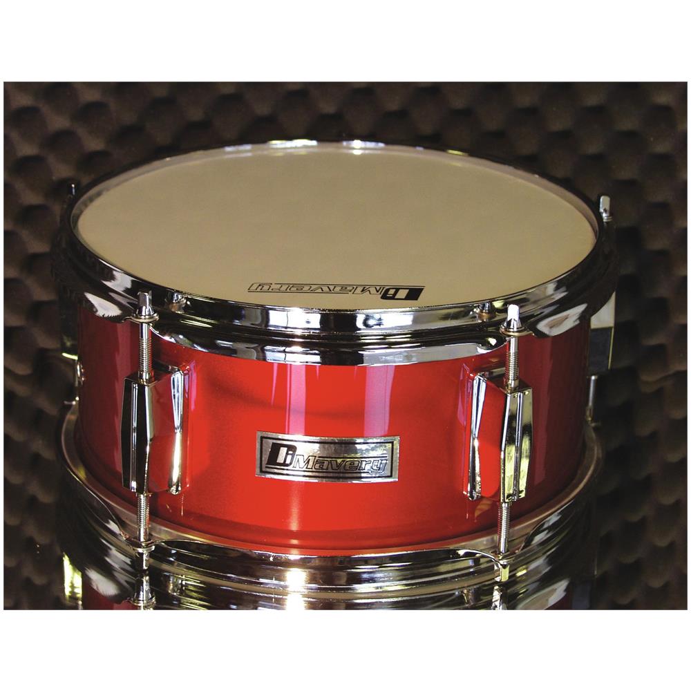 Batteria Acustica Per Bambini, 3 Pezzi, Rosso Jds-203 - Foto 1