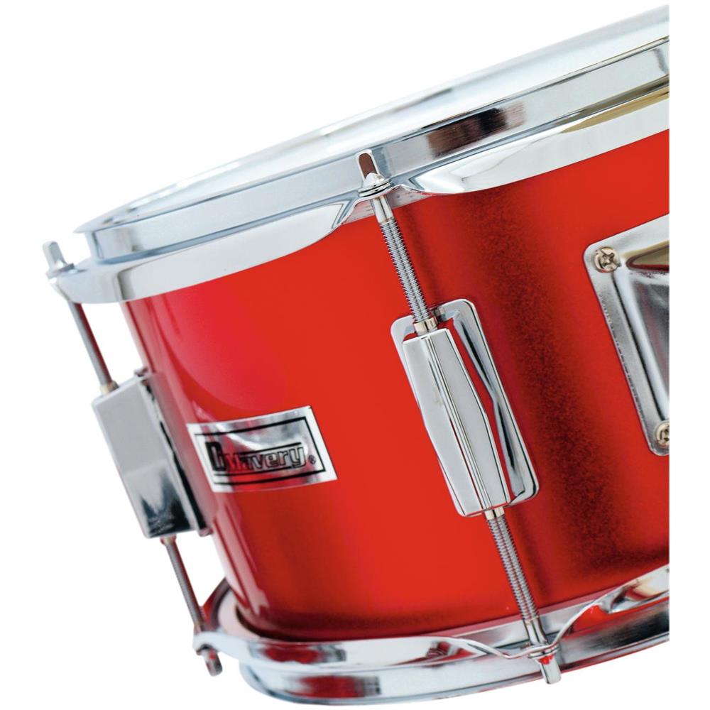 Batteria Acustica Per Bambini, 3 Pezzi, Rosso Jds-203 - Foto 2