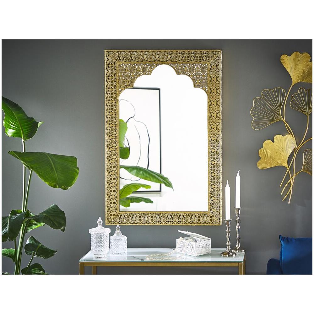 Specchio Da Muro 60 X 90 Cm Oro Pali - Foto 2