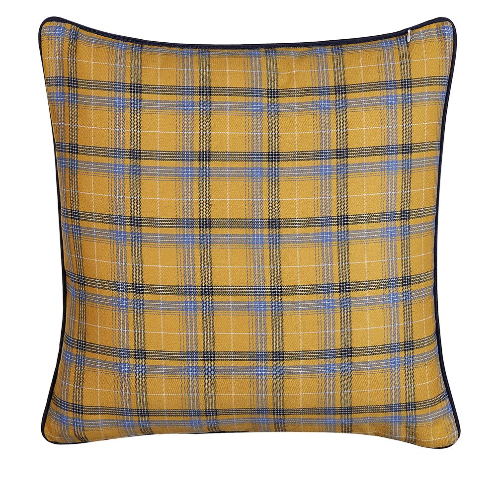 Cuscino Decorativo A Scacchiera 45 X 45 Cm Multicolore Dicentra - Foto 1