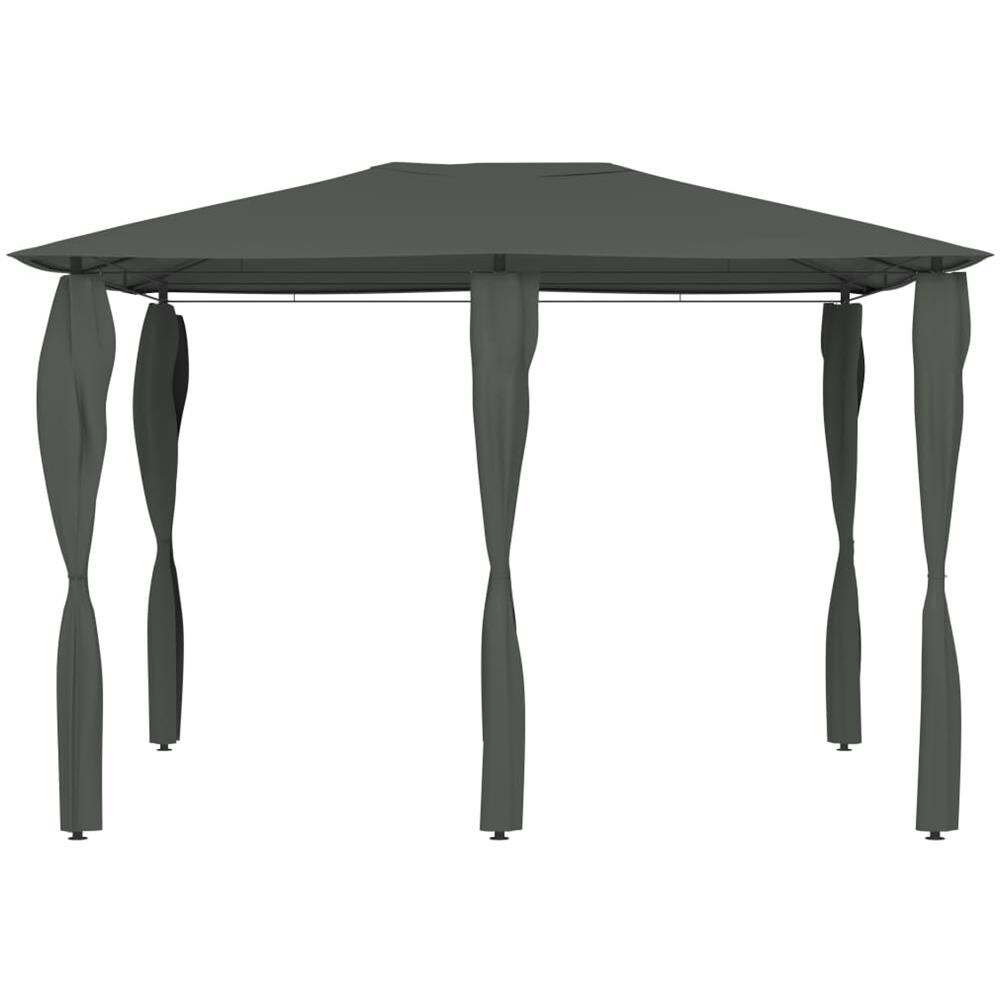 Gazebo Con Pareti Laterali 3x4x2,6 M Antracite 160 G / m? - Foto 2