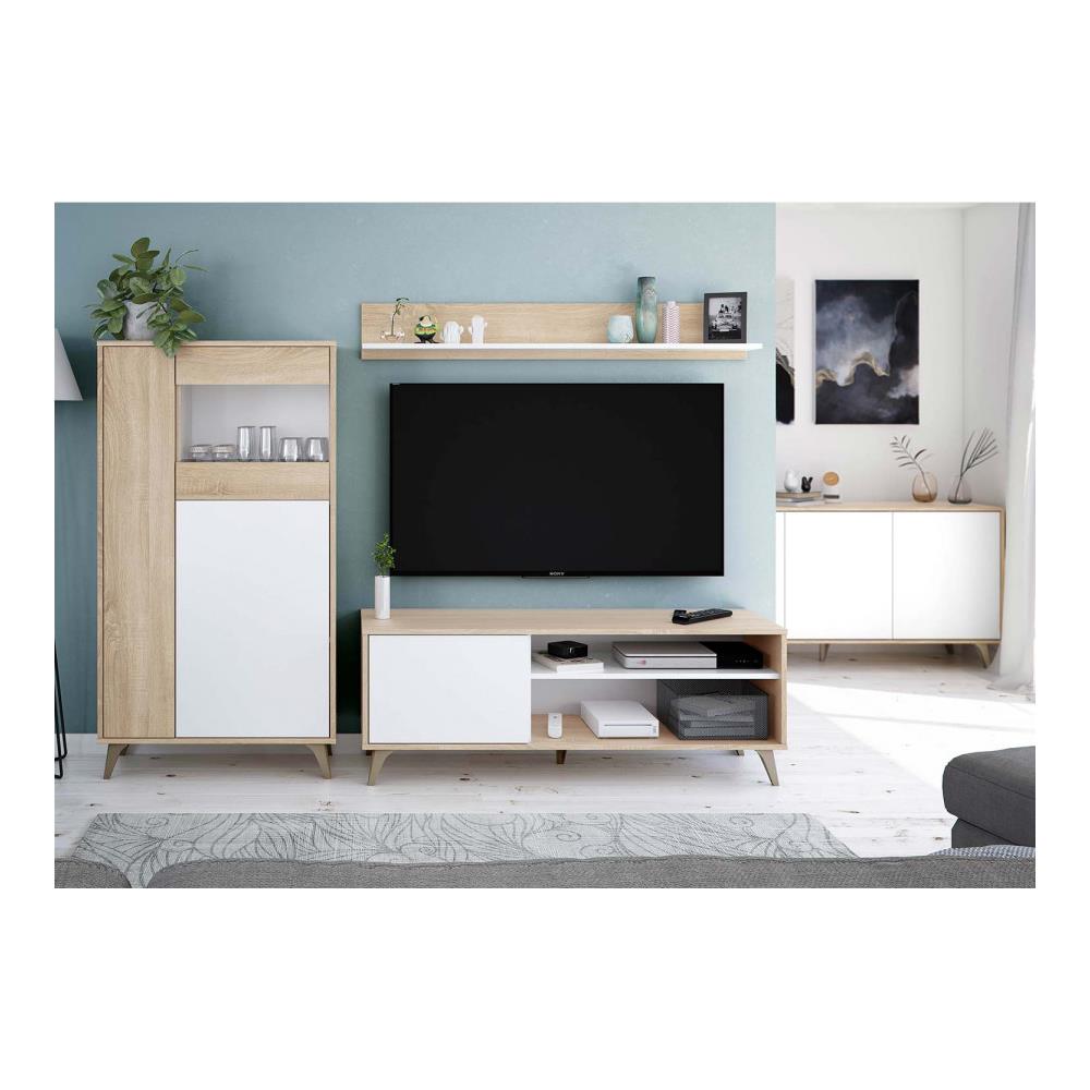 Venditadimobilionline - Mobili Da Soggiorno Con Mensola Kikua - Foto 1