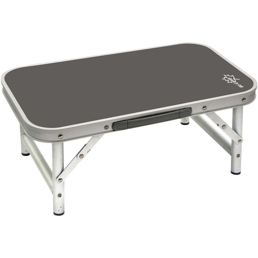 Tavolo da Campeggio Pieghevole 56x34 cm in Alluminio e MDF - Foto 2