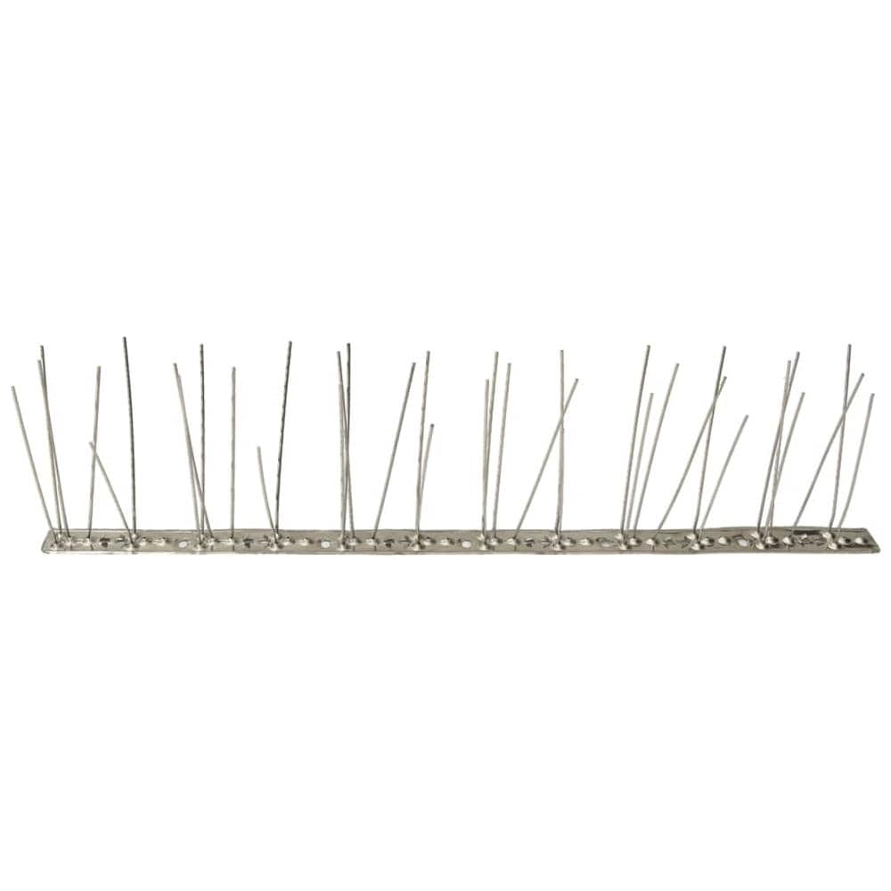 Set Dissuasori per Uccelli e Piccioni 20 pz Acciaio 5 File 5 m - Foto 2