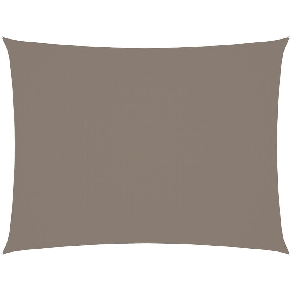 Parasole a Vela Oxford Rettangolare 2x3,5 m Grigio Talpa - Foto 1