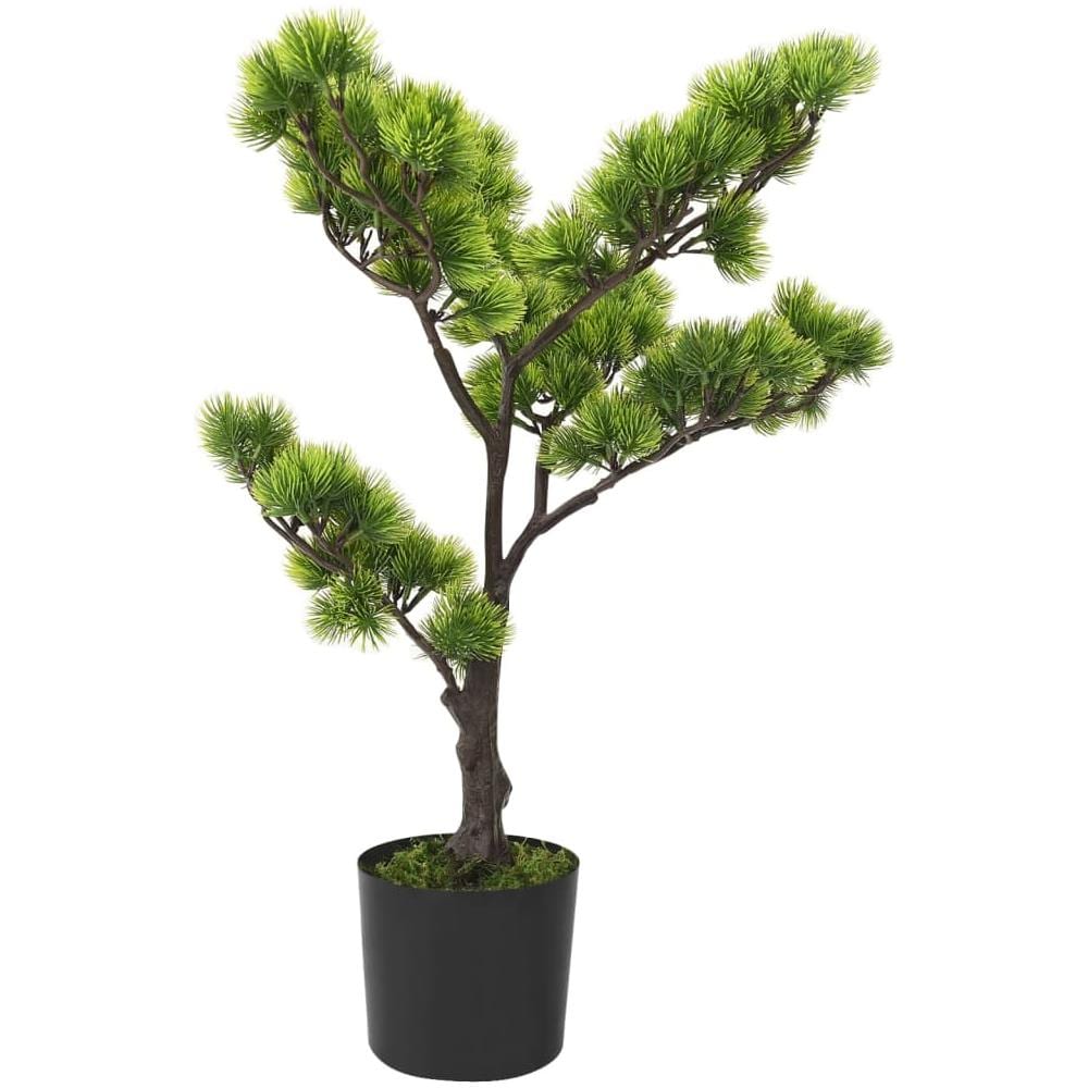 Bonsai Di Pino Artificiale Con Vaso 60 Cm Verde - Foto 3