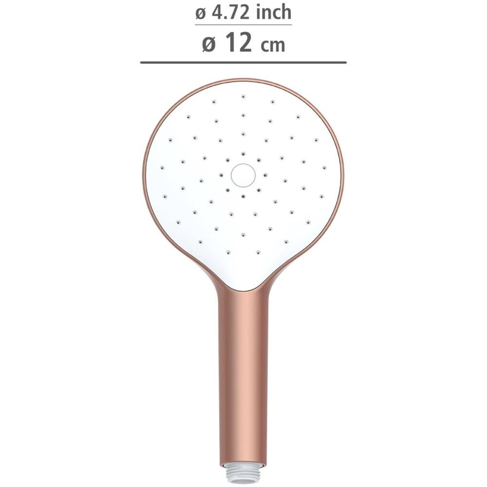 Cuffia Doccia Con Pulizia Automatica, Ø 12 Cm, Oro Rosa, - Foto 7