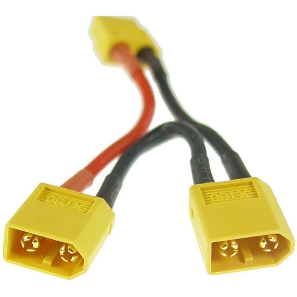 Xt60 Circuito Di Serie Di 2 Lipo Maschio Femmina Cavo Adattatore Radiocomandato - Foto 2