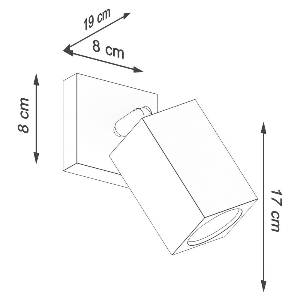 Applique Da Pareta In Legno Keke Sollux Legno 170x190x80 Mm Legno - Foto 1