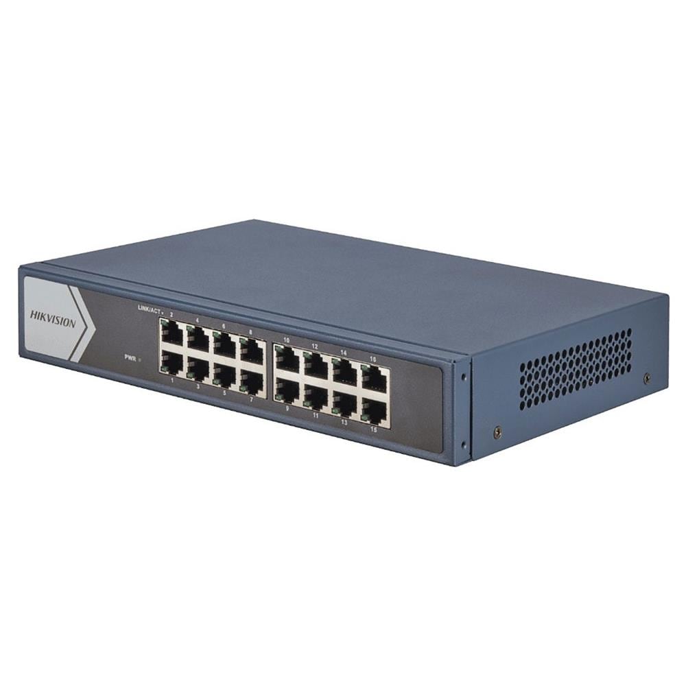 Switch 16 Port Gigabit Unmanaged Switch 16 Gigabit Rj45 Ports, 19-inch Rack-mountable Ste - Foto 2