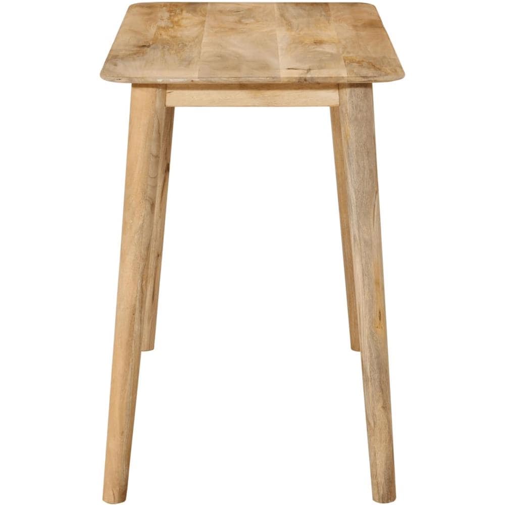 Tavolo Da Pranzo 112x52x76 Cm In Legno Massello Di Mango - Foto 3