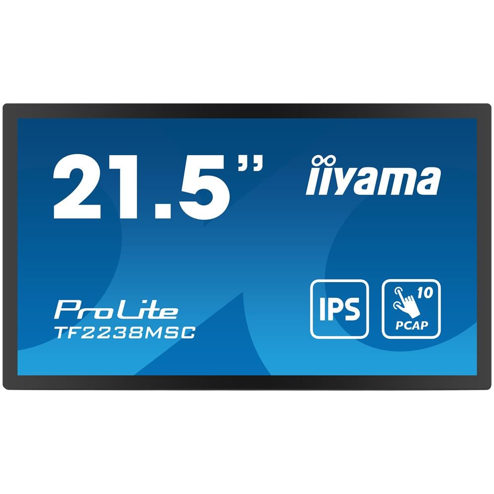 Monitor 21.5." LED IPS Touch Pro Lite TF2238MSC-B11920 x 1080 Full HD Tempo di Risposta 5 ms - Foto 1