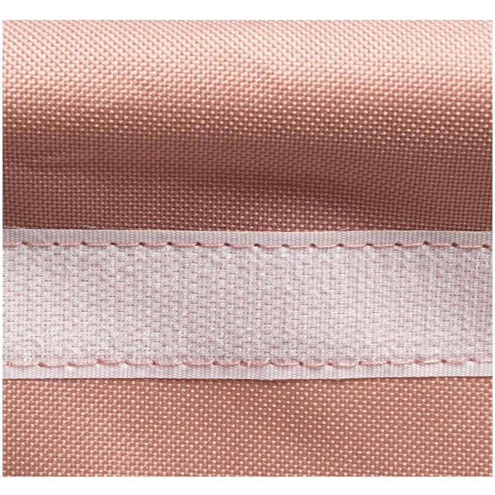 Cesto Biancheria 3 Scomparti Portabiancheria Pieghevole Metallo e Tessuto Taupe - Foto 2