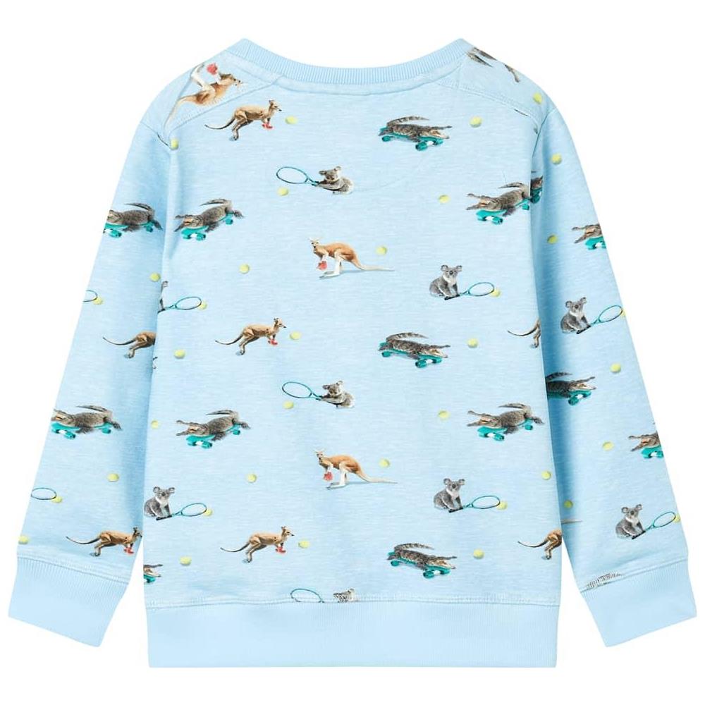 Felpa da Bambino Azzurro Mélange 140 - Foto 2