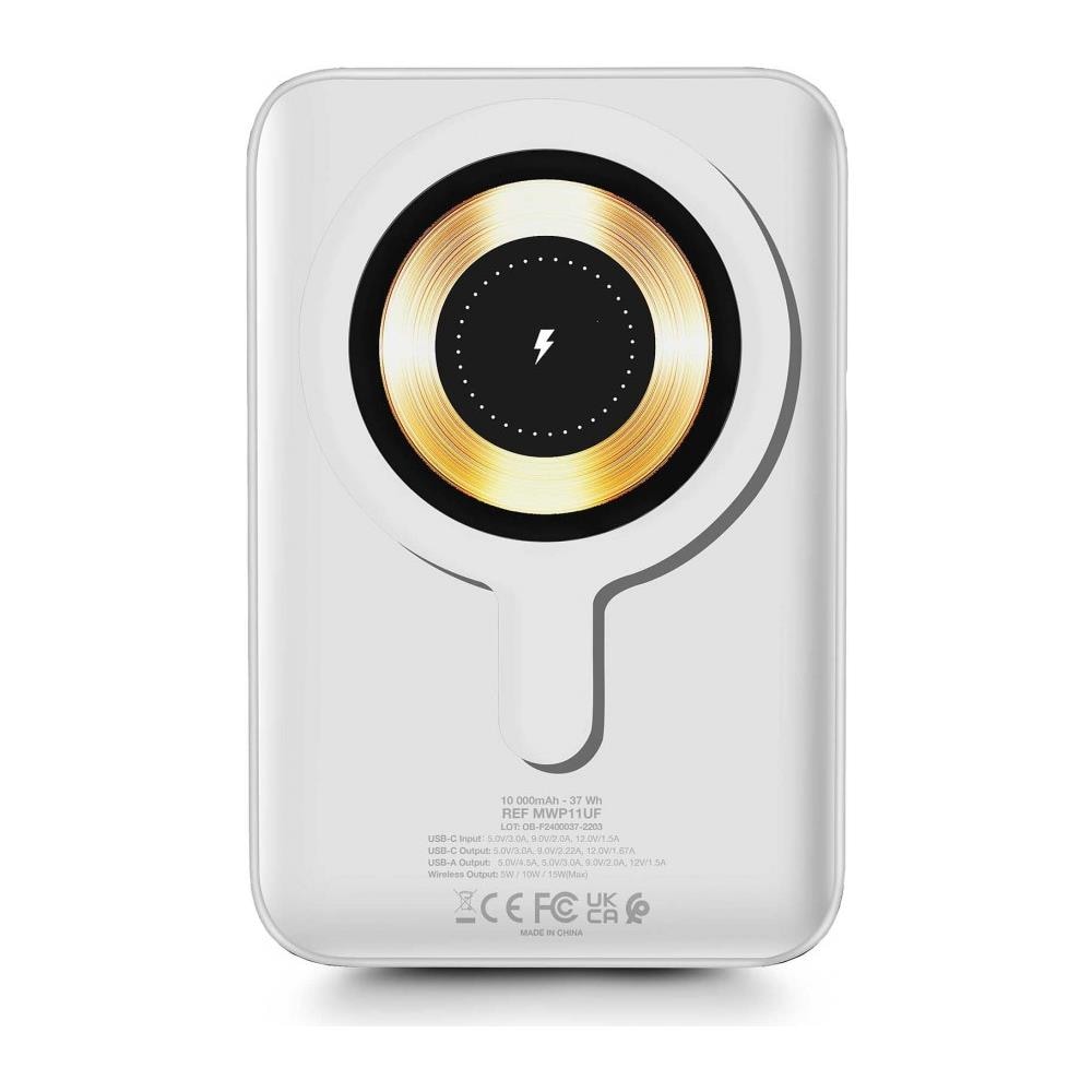 Magnee Power 10000 mAh Carica wireless Bianco - Foto 8