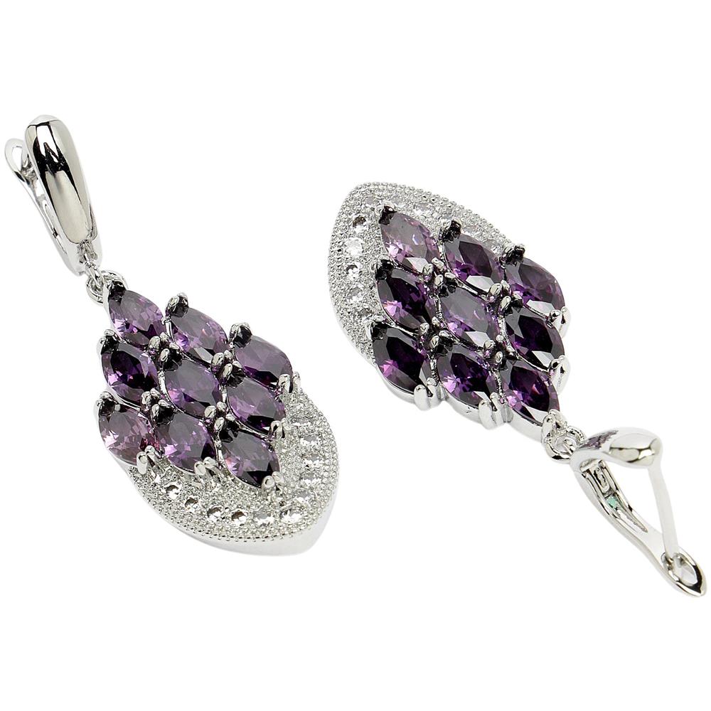 Collezione Diva Orecchini a Goccia Piuma di Pavone - Foto 2