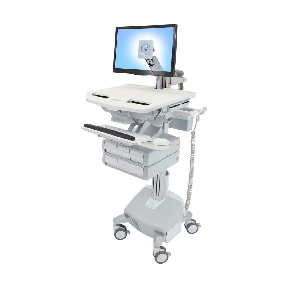 Carrello StyleView con Braccio LCD Colore Bianco e Grigio - Foto 1