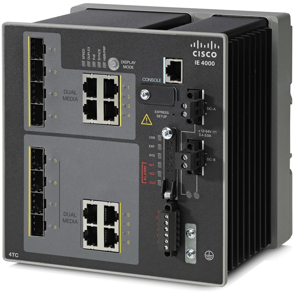 Cisco IE-4000-4TC4G-E Gestito L2 / L3 Gigabit Ethernet (10/100/1000) Nero switch di rete - Foto 2