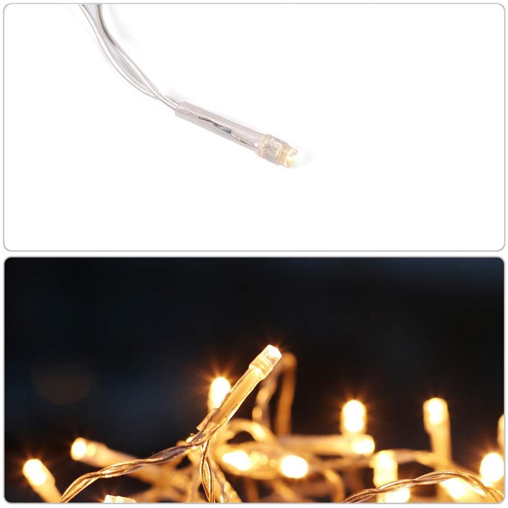 5m Led Luci Stringa 24 Stringe 50-80cm / ogni + 3m Cavo Di Alimentazione Stringa Decorativa Led Con 200 Led Impermeabili - Foto 2