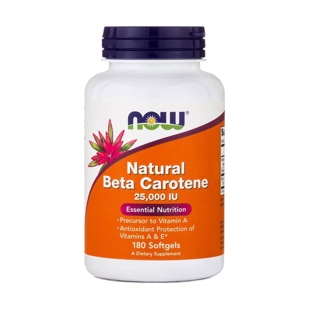 Natural Beta Carotene, 25.000 Iu 180 Softgels - Vitamine - Foto 1