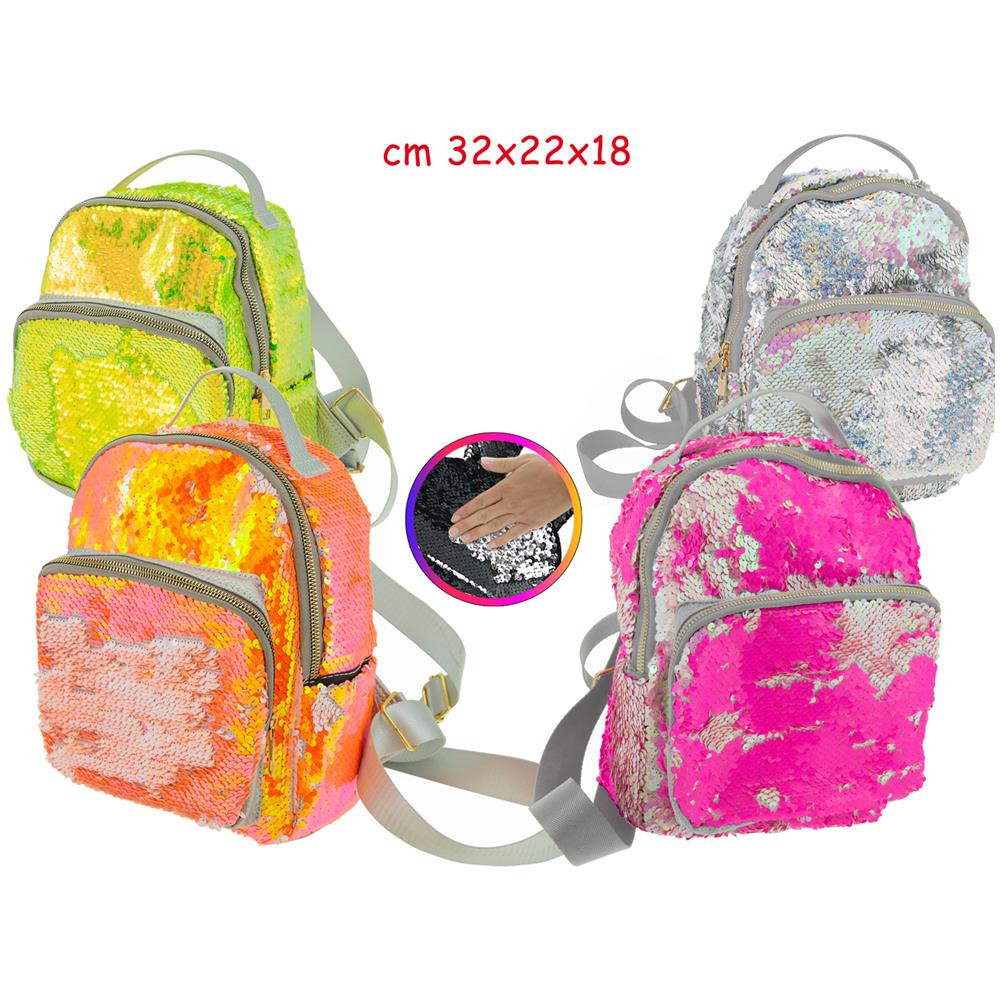 TEOREMA - Zaino Miss Signorina Neon 4 Colori Con Paillettes Reversibili -  Teorema (51887) - ePRICE