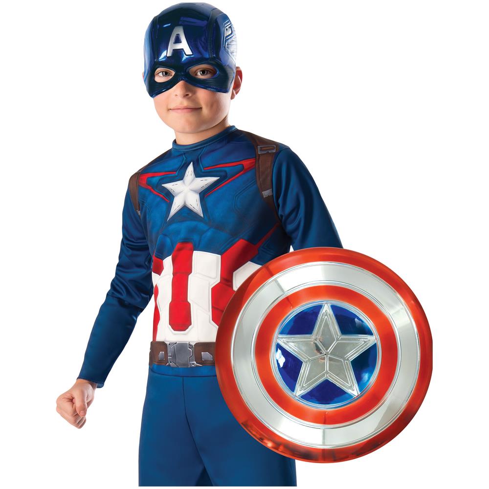 Scudo Di Plastica Captain America Per Bambino - Foto 1
