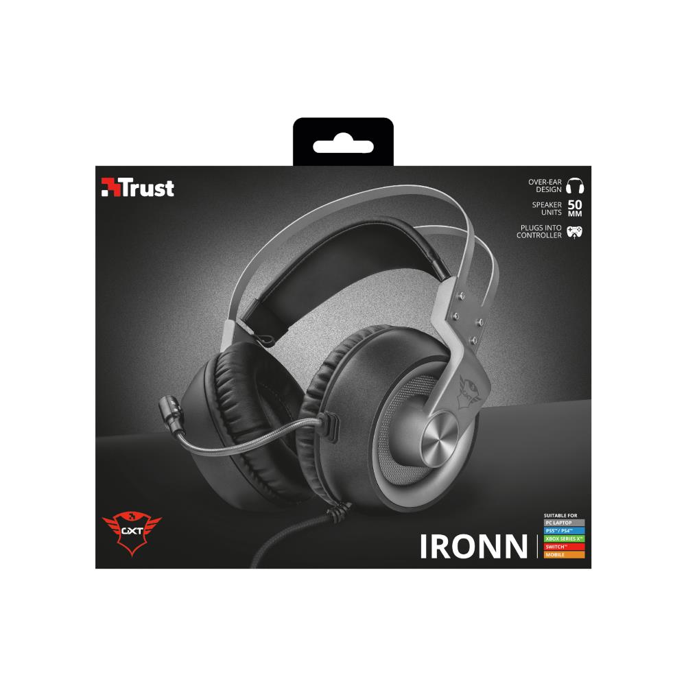 Cuffie con Microfono GXT 430 Ironn Colore Nero  - Foto 8
