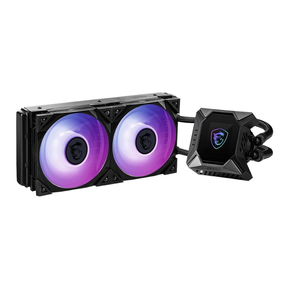 Dissipatore CPU a Liquido MPG Coreliquid K240 V2 per Socket Intel LGA 1150/1151/1155/1156/1200/1366/1700/2011/2011-v3/2066 e Socket AMD AM2+/AM3/AM3+/AM4/FM1/FM2/FM2+ - Foto 2