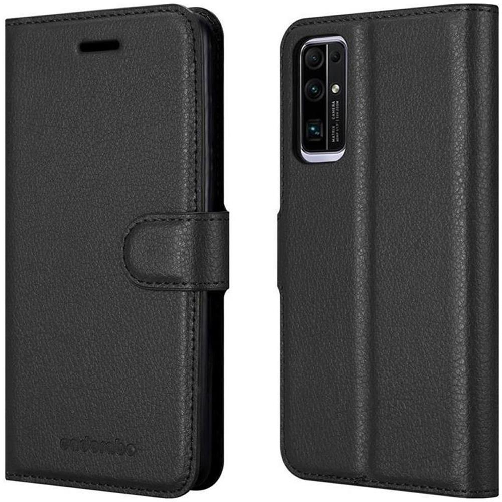 Custodia Compatibile Con Honor 30 In Nero Carbone - Coperchio Protettiva Con Chiusura Magnetica, Funzione Stand E Tasca Per Le Carte - Foto 8