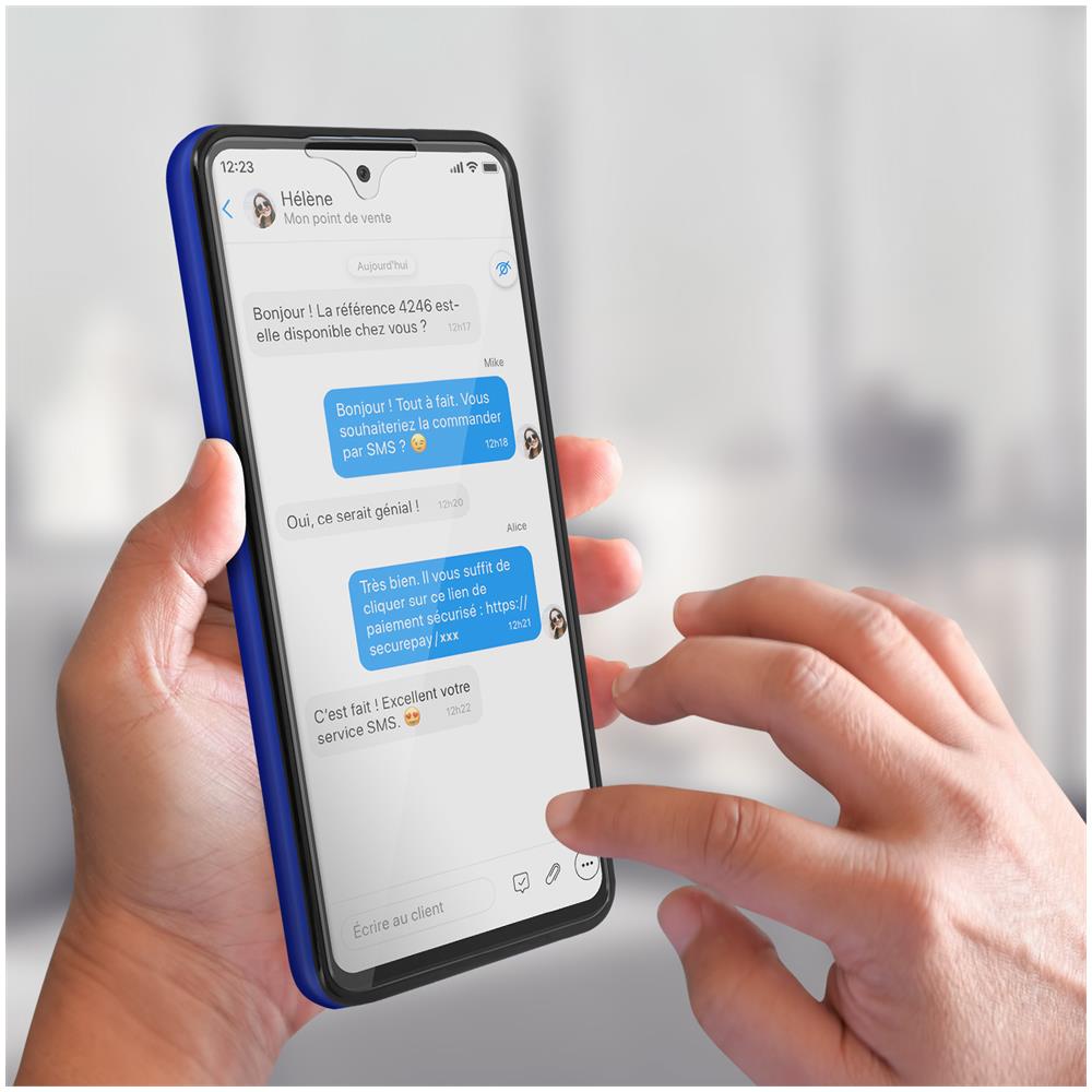 Cover Samsung Galaxy A53 5g Retro Rigido E Fronte Flessibile - Blu - Foto 2