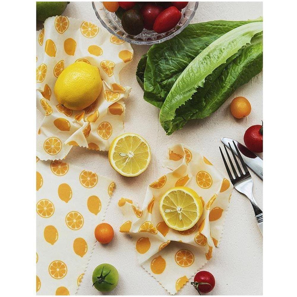 10 Fogli Di Pellicola Alimentare Riutilizzabile In Cera D'api - Foto 1