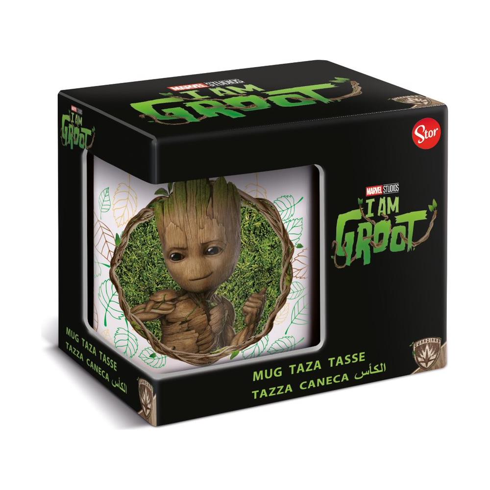 Young Adult - Marvel - Tazza In Ceramica In Confezione Regalo Groot - 325 Ml - Foto 1