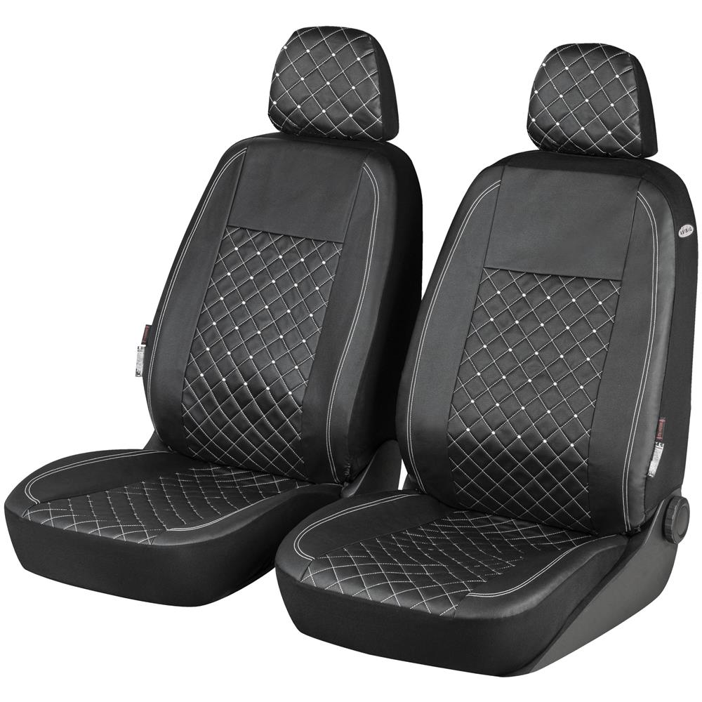 Coprisedili Auto Scarlett Decorato Con Cristalli Swarovski® Per Due Sedili Anteriori - Foto 1