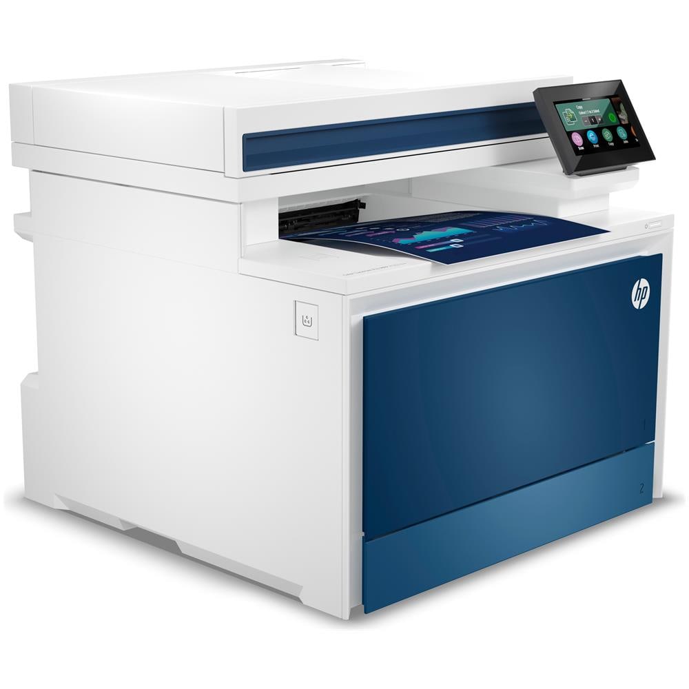 Stampante Multifunzione Laser a Colori Jet Pro 4302dw Scanner / con Display LCD Wi-Fi / Usb Colore Bianco / Blu - Foto 2