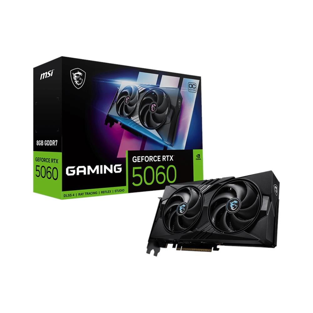 GeForce RTX 5060 8GB GDDR7 PCI Express x16 5.0 1 x HDMI, 3 x Display Ports Eagle GAMING OC - Foto 1